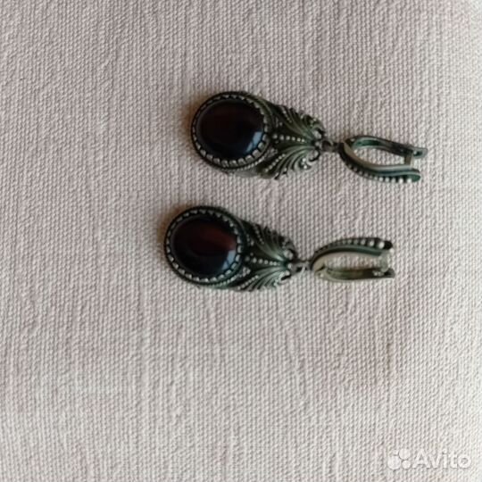 Серьги серебро