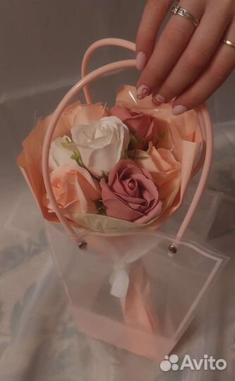 Мыльные розы букет