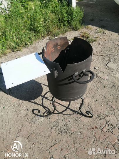 Печь дровяная под казан