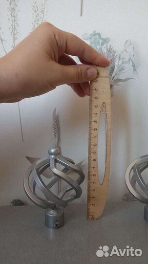 Наконечник металлический для карниза для штор