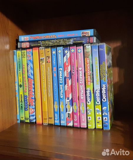 Диски DVD (мульфильмы)