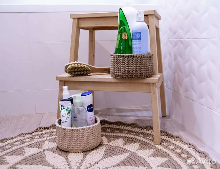 Ковёр вязаный