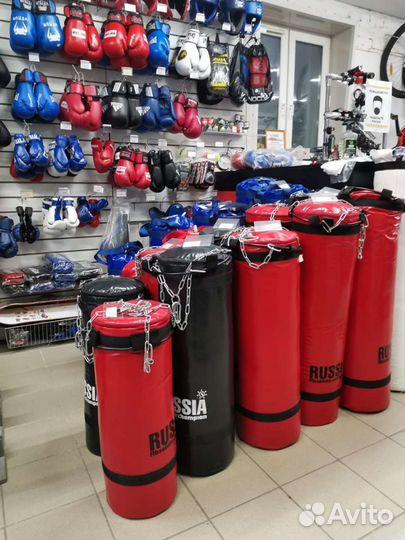 Груша, мешок боксерский (резиновая крошка) 150 см