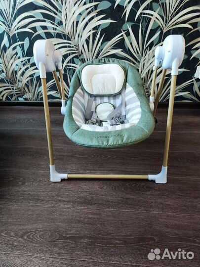 Электрокачели Amarobaby Wooden Swing