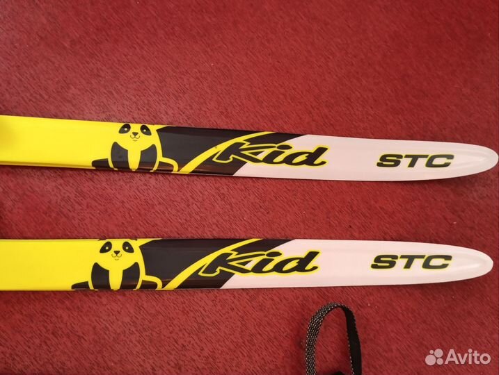 Лыжи с палками дет. и палки синие дет80 см