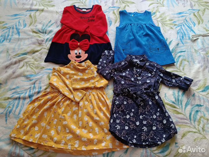 Вещи пакетом на девочку 92р