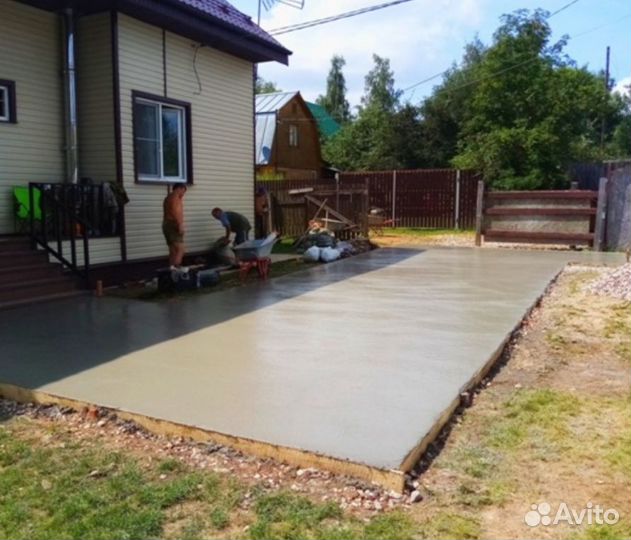 Фундамент/Бетонные работы/ Отмостка