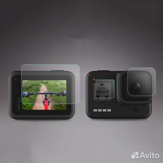 Защитные стекла 3в1 для GoPro Hero 8