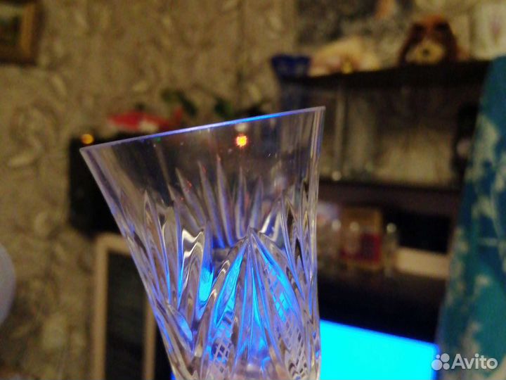 Хрустальные рюмки на ножке СССР