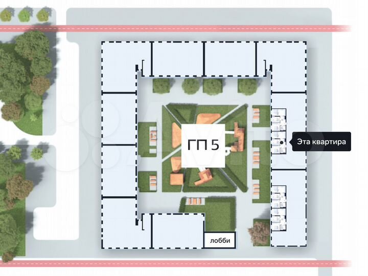 2-к. квартира, 52,9 м², 10/16 эт.