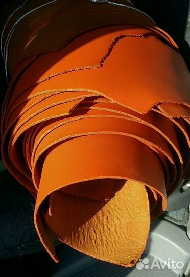 Пола ременная оранжевая