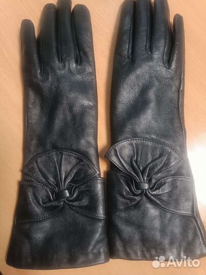 Перчатки женские натуральная кожа