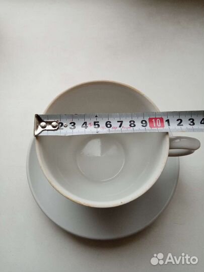 Кружка с блюдцем