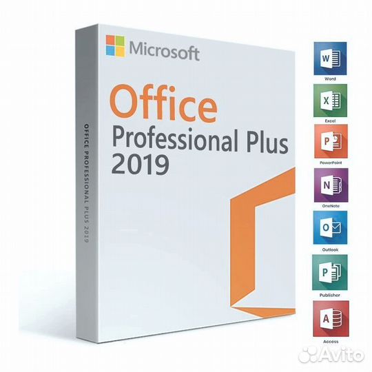 Лицензия официальная Microsoft Office 2019 Pro Plu