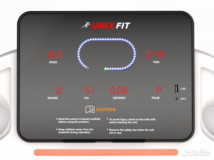 Беговая дорожка unixfit ST-630R Белая