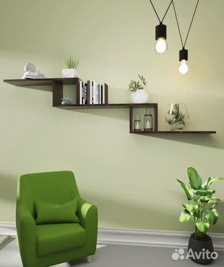 Полка настенная 3и цвета в наличии