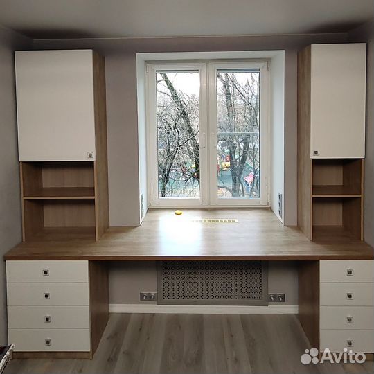 Рабочая зона у окна за 5 дней