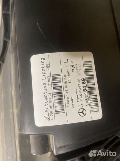 Фары для Gl x166