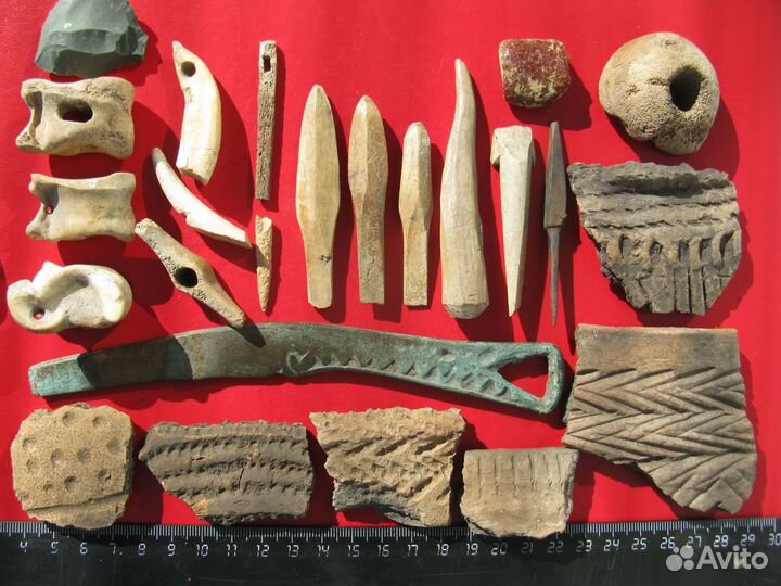 Костяные предметы Скифов