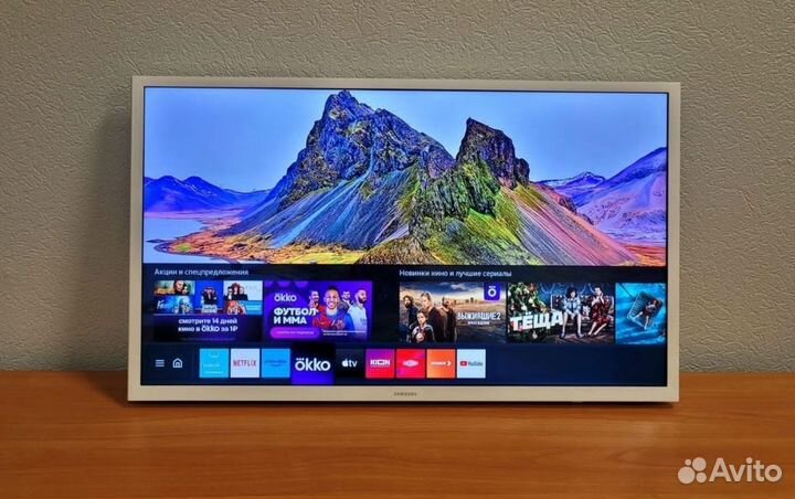 Белый Tizen OS SmartTV Samsung 32