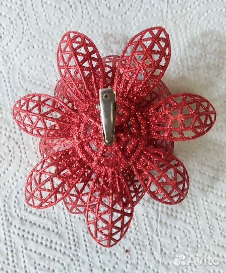 Декоративные цветы/бабочки на зажимах
