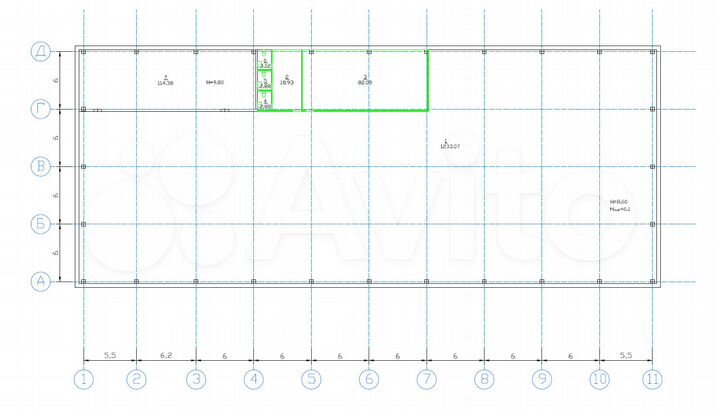 Склад, 1300 м²