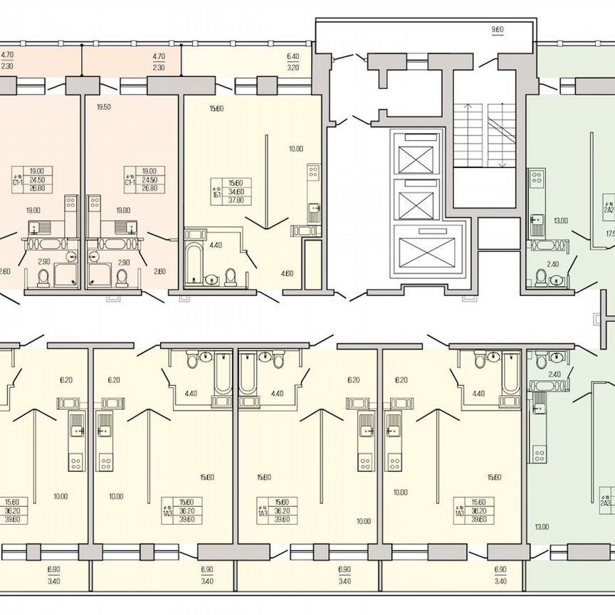 Квартира-студия, 26,8 м², 15/19 эт.