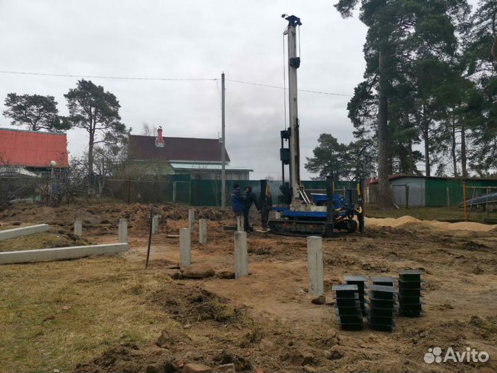 Фундамент из железобетонных свай