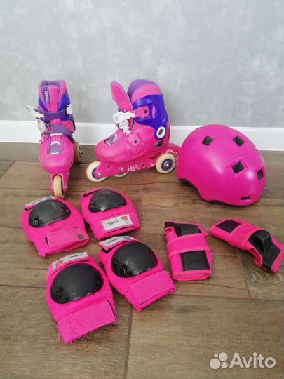 Ролики раздвижные б/у 28-30р