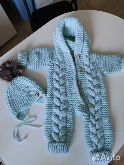 Комбинезон вязаный