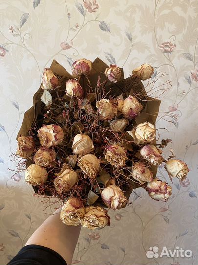 Розы сухие