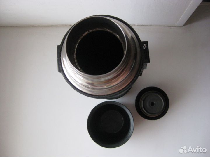 Термос универсальный Bohmann стальной, черный, 1,2