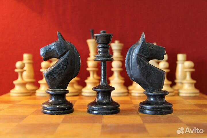 Шахматы Египетские деревянные СССР 1930 - 1950 г