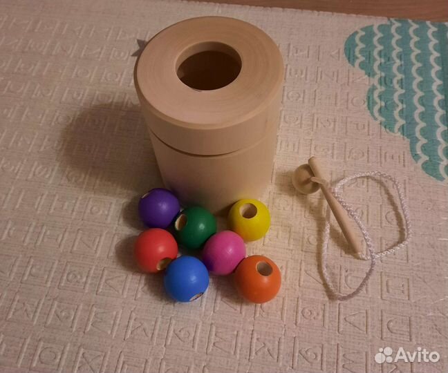 Деревянный сортер бочонок