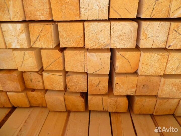 Строганный брус 90х90х6000мм, гост, опт