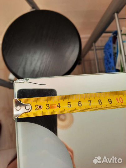 Зеркало с подсветкой 90х75 см