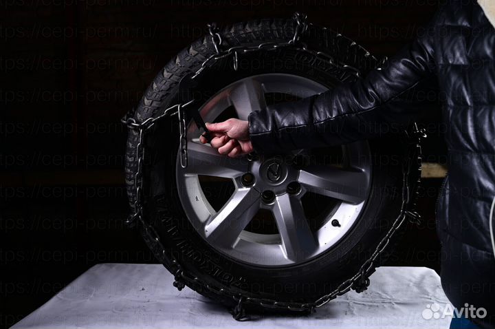 Цепи противоскольжения погрузчик 6.5-10