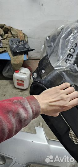 Бампер с кастомной решеткой Subaru legacy bl/bp