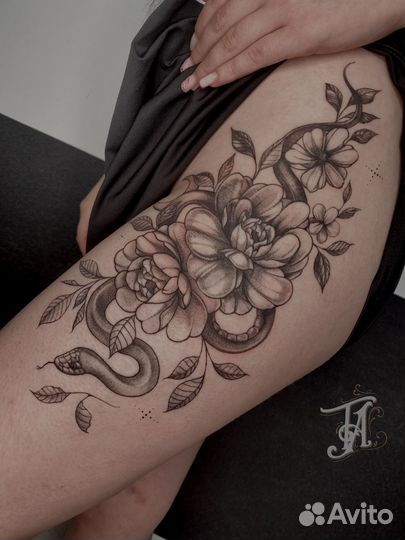 Художественная татуировка, перекрытие тату