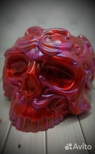 Череп кашпо/органайзер