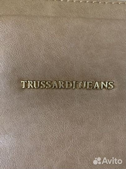 Сумка натуральная кожа Trussardi jeans