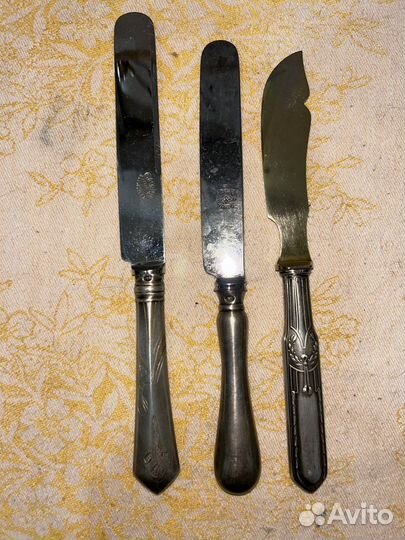 Ножи старинные/набор для специй ссср/столовые