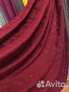 Шторы готовые, канвас мрамор