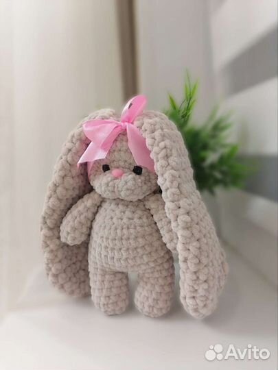 Вязаный зайка