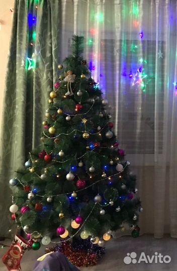 Елка искусственная 180 см бу