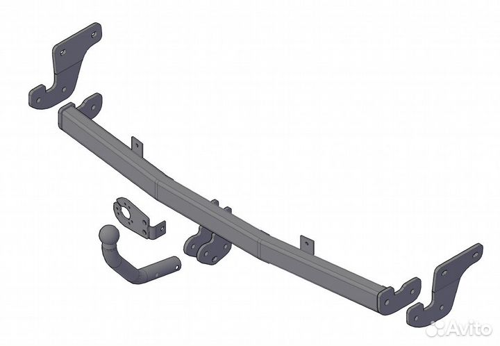 Фаркоп Хендай (Hyundai) Hyundai Solaris седан/хетч