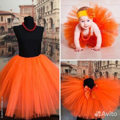 Юбки пачки для мамы и дочки