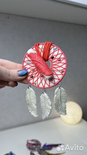 Заколка для афрокос, доедов, волос ручная работа