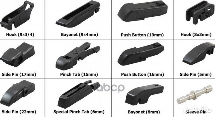 Щётка стеклоочистителя бескаркасная 550мм awbc2