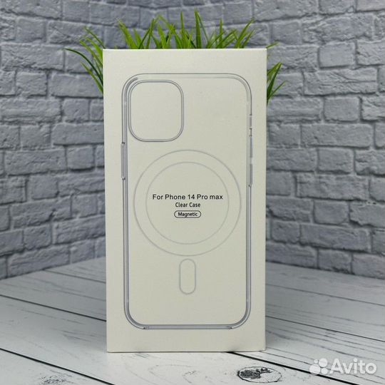 Прозрачный чехол MagSafe для iPhone (любую модель)